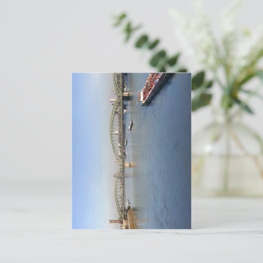 Panorama Cologne , Duitsland. Uitzicht van Deutzer Briefkaart (Staand voorkant)