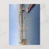 Panorama Cologne , Duitsland. Uitzicht van Deutzer Briefkaart (Voorkant)