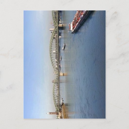 Panorama Cologne , Duitsland. Uitzicht van Deutzer Briefkaart (Voorkant)