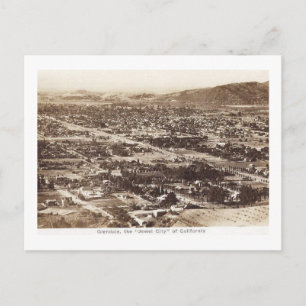 Panorama, Glendale, Vintage van Californië Briefkaart
