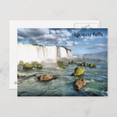Panorama Iguacu-herfsten Briefkaart (Voorkant / Achterkant)