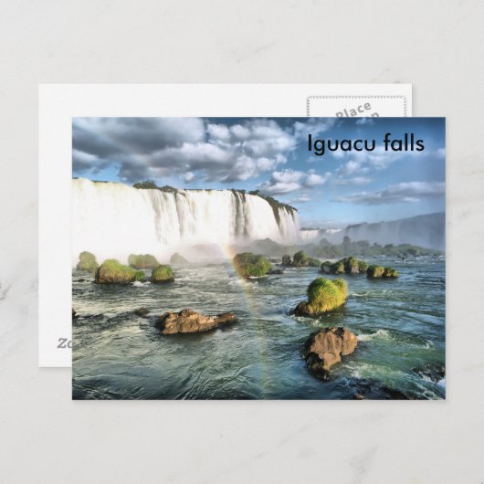 Panorama Iguacu-herfsten Briefkaart (Voorkant / Achterkant)
