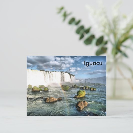 Panorama Iguacu-herfsten Briefkaart (Staand voorkant)