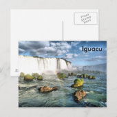 Panorama Iguacu-herfsten Briefkaart (Voorkant / Achterkant)