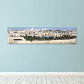 Panorama Jerusalem City Canvas Afdruk (Insitu (Houten vloer))