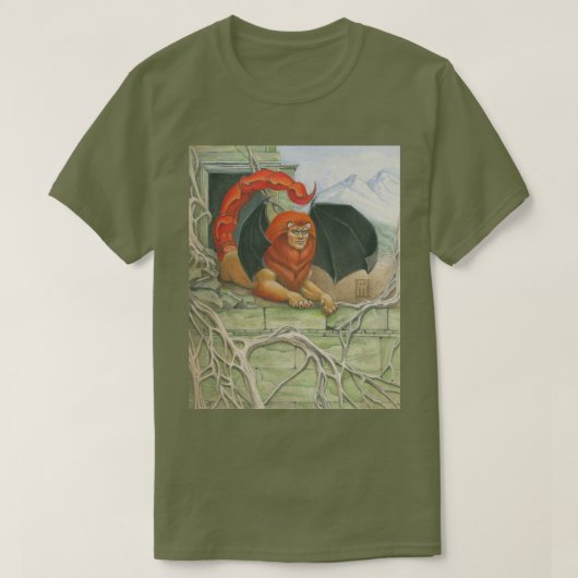 Panorama Manticore Versie 1 T-Shirt (Design voorkant)