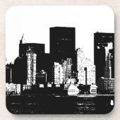 Panorama New York City Bier Onderzetter (Voorkant)