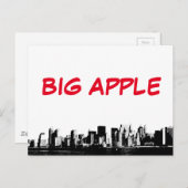 Panorama New York City Big Apple Briefkaart (Voorkant / Achterkant)