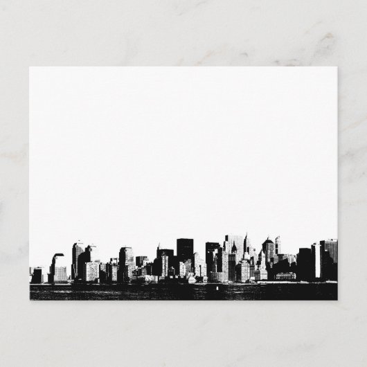 Panorama New York City Briefkaart (Voorkant)