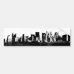 Panorama New York City Bumpersticker