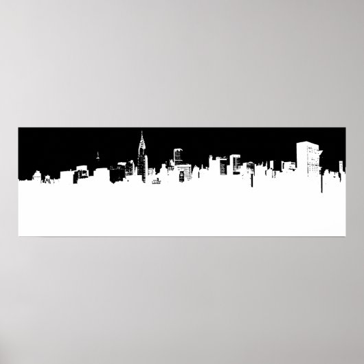 Panorama New York City Pop Art Poster (Voorkant)