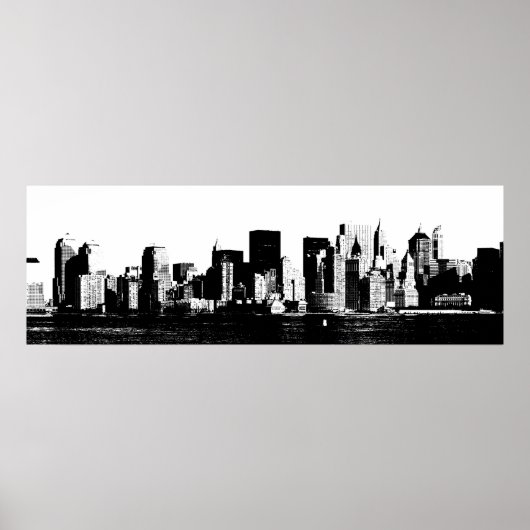 Panorama New York City Poster (Voorkant)