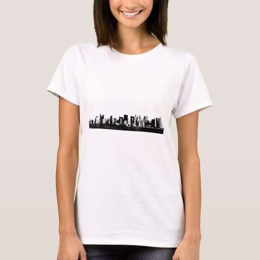 Panorama New York City T-shirt (Voorkant)