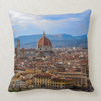 Panorama of Florence in Toscane - Italië Kussen
