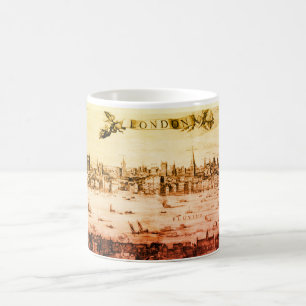 Panorama of London in 1616 Koffiemok