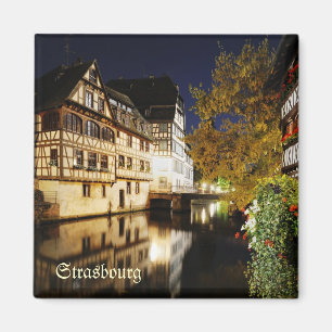 Panorama of Petit France (Straatsburg) Magneet