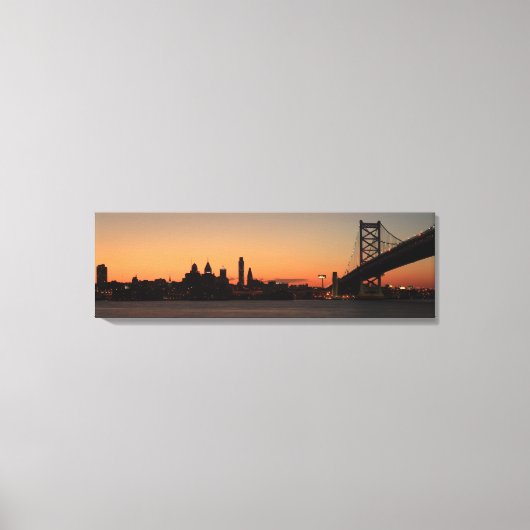Panorama of Philadelphia, Pennsylvania Canvas Afdruk (Voorkant)