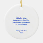 Panorama of Possibilities Keramisch Ornament (Achterkant)