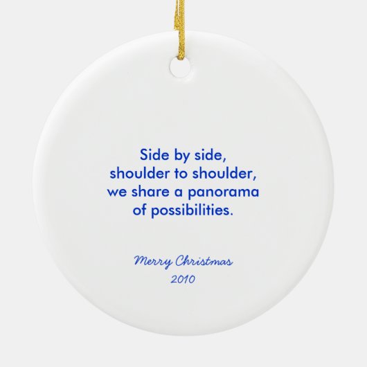 Panorama of Possibilities Keramisch Ornament (Achterkant)