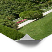 Panorama Palmenhaus in het park Schönbrunn Poster (Hoek)
