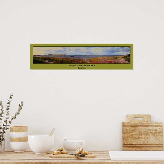 Panorama-schilderij van Prince Edward Island, Cana Poster (Keuken)