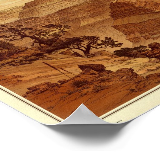 Panorama uit Point Sublime 2 Poster (Hoek)