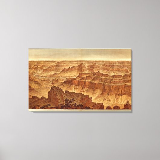 Panorama uit Point Sublime Canvas Afdruk (Voorkant)