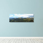 Panorama uit Wolowiec, Tatras Canvas Afdruk (Insitu (Houten vloer))