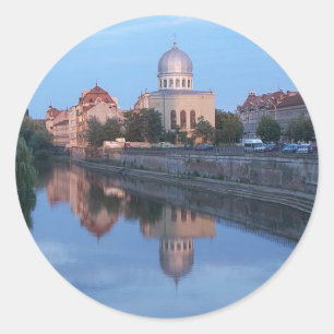 Panorama Uitzicht Ronde Sticker
