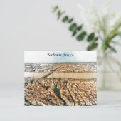 Panorama Uitzicht van Bordeaux France Briefkaart (Staand voorkant)