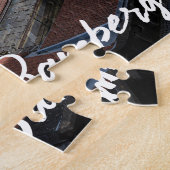 Panorama uitzicht van de oude stad van bovenaf in legpuzzel (Zijkant)