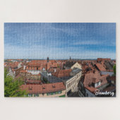 Panorama uitzicht van de oude stad van bovenaf in  legpuzzel (Horizontaal)