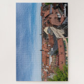 Panorama uitzicht van de oude stad van bovenaf in legpuzzel (Verticaal)