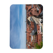 Panorama uitzicht van de oude stad van bovenaf in magneet (Verticaal)