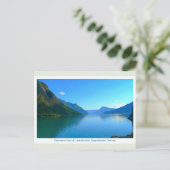 Panorama Uitzicht van Lustrafjorden Briefkaart (Staand voorkant)