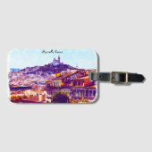 Panorama-Uitzicht van Marseille France Bagagelabel (Voorkant (horizontaal))