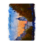 Panorama-Uitzicht van Vilnius Litouwen Magneet (Verticaal)
