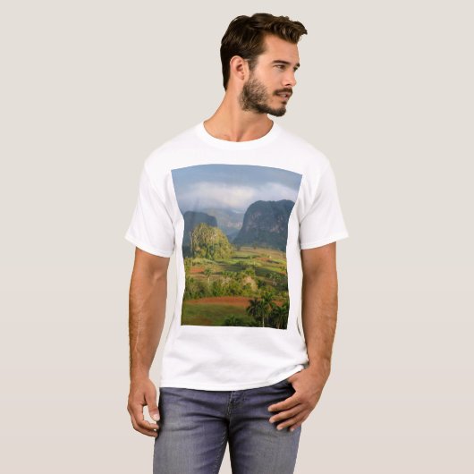 Panorama-vallei, Cuba T-shirt (Voorkant volledig)