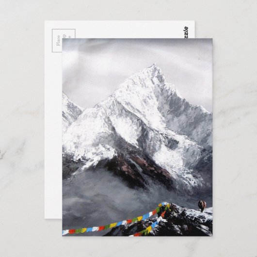 Panorama van Berg Everest Briefkaart (Voorkant / Achterkant)