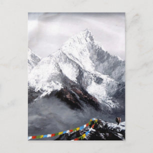 Panorama van Berg Everest Briefkaart