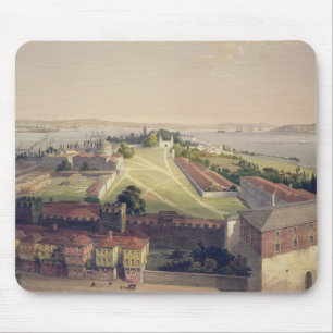 Panorama van Constantinopel, bord 22 uit 'Aya Sof' Muismat