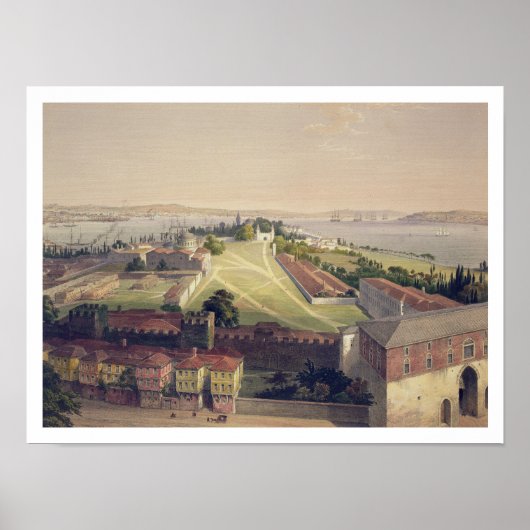 Panorama van Constantinopel, bord 22 uit 'Aya Sof' Poster (Voorkant)