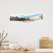 panorama van de campo in Sienna Poster (Keuken)