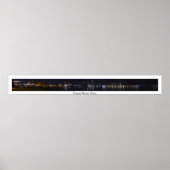 Panorama van de Corpus Christi Skyline Poster (Voorkant)