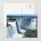 Panorama van de Iguazu-waterval uit Brazilië Briefkaart (Voorkant / Achterkant)