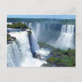 Panorama van de Iguazu-waterval uit Brazilië Briefkaart (Voorkant)