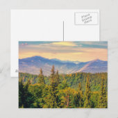 Panorama van de Karpaten Briefkaart (Voorkant / Achterkant)