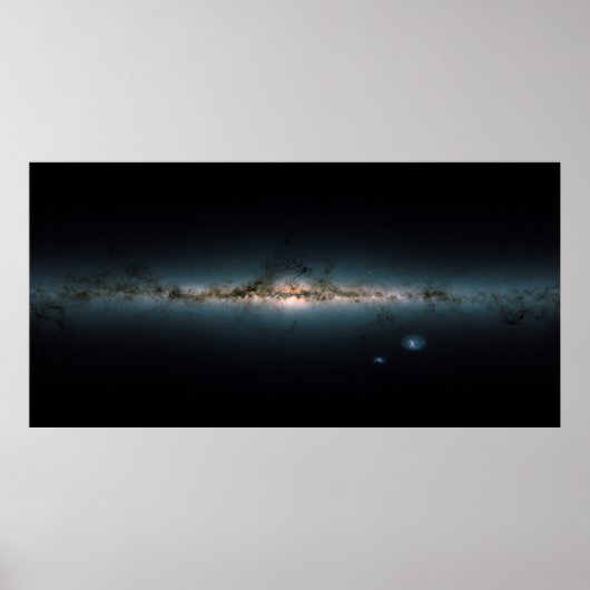 Panorama van de melkweg, genomen in 2018 poster (Voorkant)