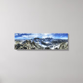 Panorama van de Minarets en het meer van Iceberg - Canvas Afdruk (Voorkant)