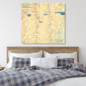 Panorama van de Mississippi-vallei Canvas Afdruk (Insitu (Slaapkamer))